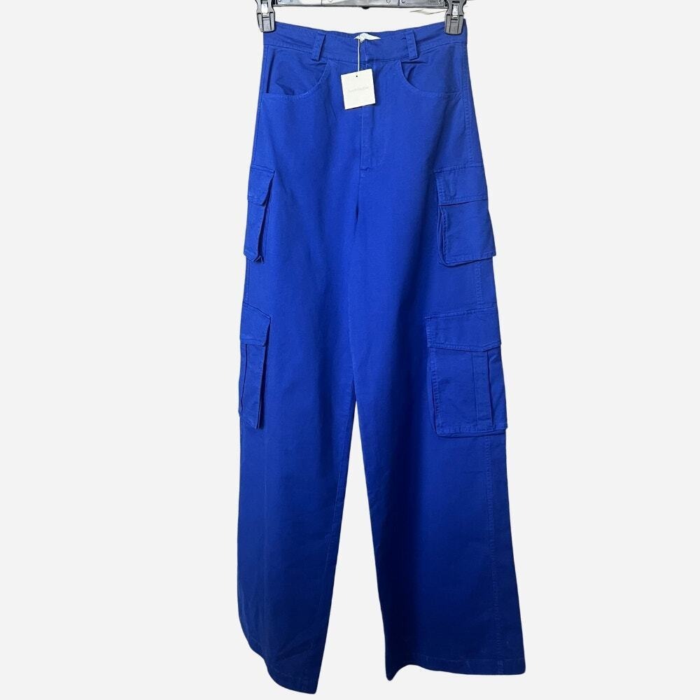 Favorite Daughter x Anthropologie Carly cargo Wide Leg Pants NEW - Picture 2 of 6